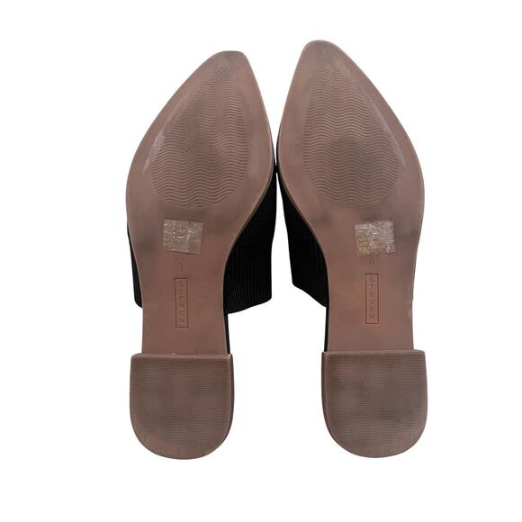 Steven New York Women's Size 9 Valdez Knit Mules Black Slip On Pointed Toe - Picture 7 of 8